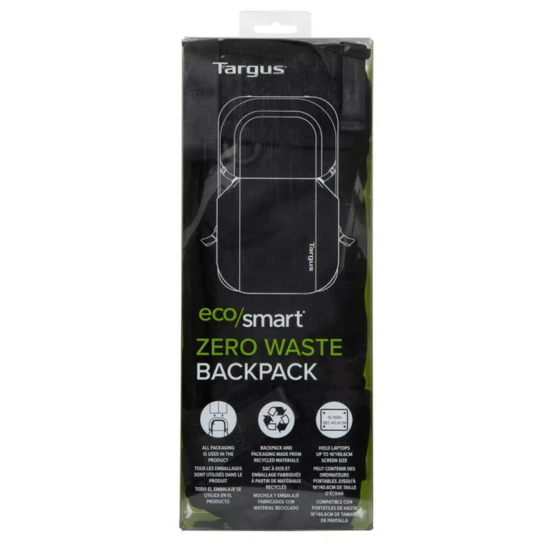 Freizeitrucksack Targus Zero Waste Schwarz Recycelter Kunststoff 21L