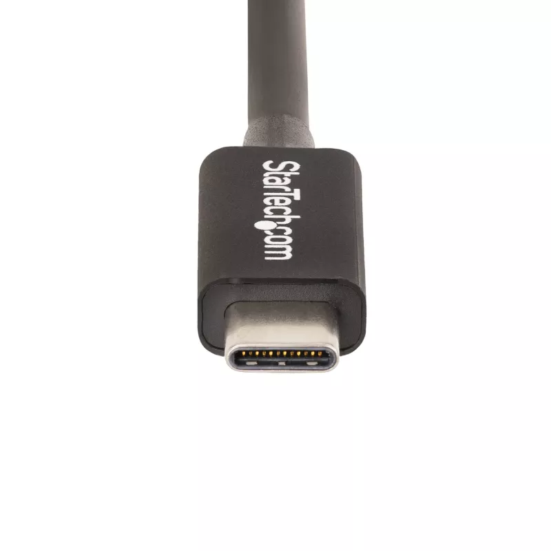 StarTech.com 3ft (1m) Thunderbolt 4 Kabel – 40 Gbit/s – 100 W PD – 4K/8K Video – Intel-zertifiziertes Thunderbolt-Kabel – Kompatibel mit USB4/Thunderbolt 3/USB 3.2/USB Type-C/DisplayPort