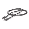 StarTech.com 3ft (1m) Thunderbolt 4 Kabel – 40 Gbit/s – 100 W PD – 4K/8K Video – Intel-zertifiziertes Thunderbolt-Kabel – Kompatibel mit USB4/Thunderbolt 3/USB 3.2/USB Type-C/DisplayPort