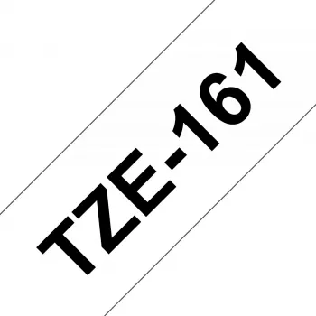 Laminierband Brother TZe161 36 mm Schwarz auf Transparent