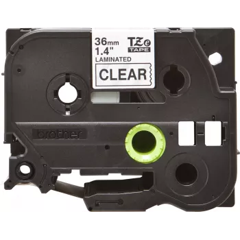 Laminierband Brother TZe161 36 mm Schwarz auf Transparent
