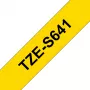 Brother TZE-S641 Beschriftungsband Schwarz auf Gelb TZ
