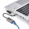 StarTech.com 2.5GbE USB-C auf Ethernet Adapter mit USB-A Konverter, NBASE-T NIC, USB 3.0 Typ-C 2.5/1G Multi Speed Netzwerk, Thunderbolt kompatibel, Windows & Mac