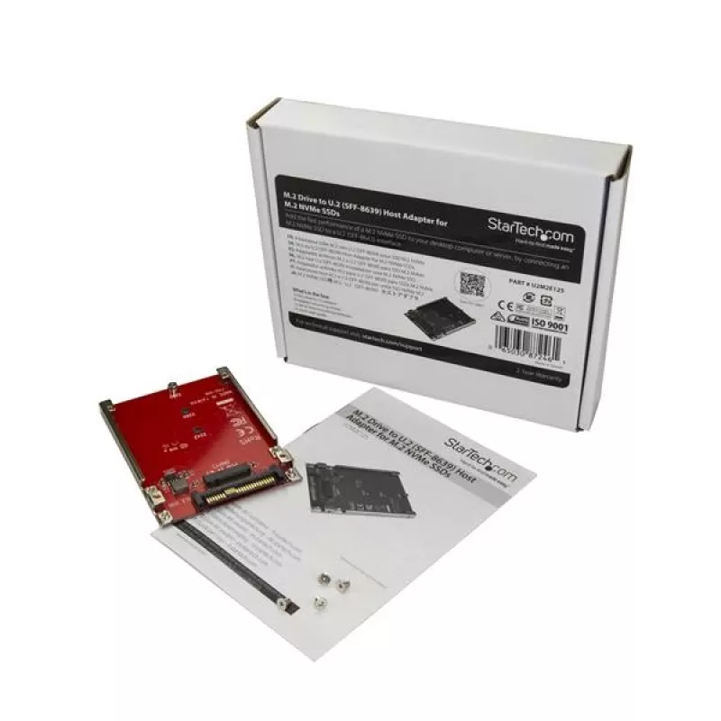 StarTech.com M.2-Laufwerk-auf-U.2-(SFF-8639)-Hostadapter für M.2-PCIe-NVMe-SSDs