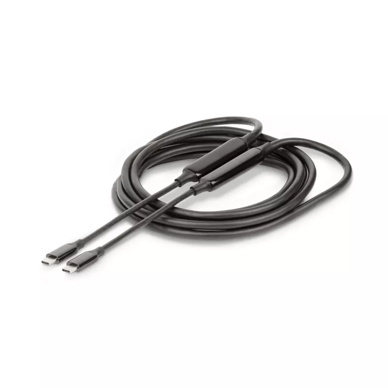 StarTech.com 3 m (10 ft) aktives USB-C-Kabel, USB 3.2 Gen 2 10 Gbit/s, langes USB-Typ-C-Datenübertragungskabel, 60 W Power Delivery, 8K 60 Hz, DP 1.4 Alt-Modus mit HBR3/HDR10/MST/DSC 1.2/HDCP 2.2 – USB-C-auf-USB-C-Kabel