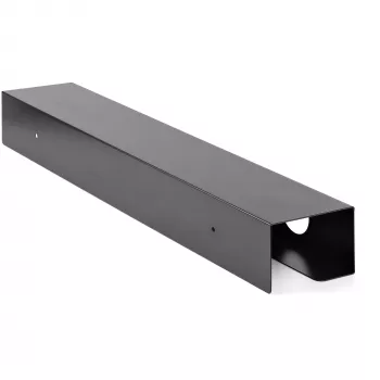 StarTech.com Untertisch-Kabelmanagement-Wanne – Büro-/Stehtisch-Kabelwanne – Schreibtisch-/Tischhalterung für Kabel/Draht/Steckdosenleiste – Computer-Kabelmanager – 23-1/2“L x 4-1/2”T