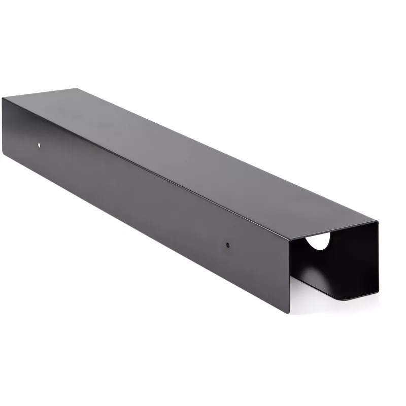 StarTech.com Untertisch-Kabelmanagement-Wanne – Büro-/Stehtisch-Kabelwanne – Schreibtisch-/Tischhalterung für Kabel/Draht/Steckdosenleiste – Computer-Kabelmanager – 23-1/2“L x 4-1/2”T