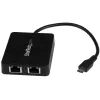 StarTech.com USB-C auf Dual Gigabit Ethernet Adapter mit USB (Typ-A) Anschluss