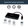 StarTech.com USB-C auf Ethernet Adapter mit 3-Port USB 3.0 Hub und Power Delivery