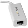StarTech.com USB-C auf Gigabit Netzwerkadapter - Weiß, Kabelgebunden, USB Typ-C, Ethernet, 5000 Mbit/s, Weiß