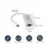 StarTech.com USB-C auf Gigabit Netzwerkadapter - Weiß, Kabelgebunden, USB Typ-C, Ethernet, 5000 Mbit/s, Weiß