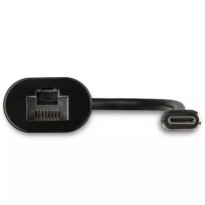 StarTech.com 2.5GbE USB-C-auf-Ethernet-Adapter NBASE-T NIC – USB 3.0 Typ-C 2,5/1 Gigabit/100 Mbit/s Multi-Speed-Netzwerk/USB 3.1 Laptop-auf-RJ45/LAN Thunderbolt 3 kompatibel/MacBook Pro Surface