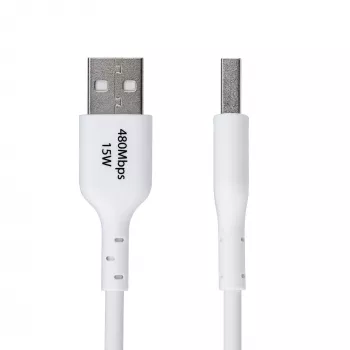 StarTech.com 2m USB-A auf USB-C Ladekabel, Laden & Synchronisieren, 3A, USB 2.0, TPE-Mantel - Weißes USB-Ladekabel