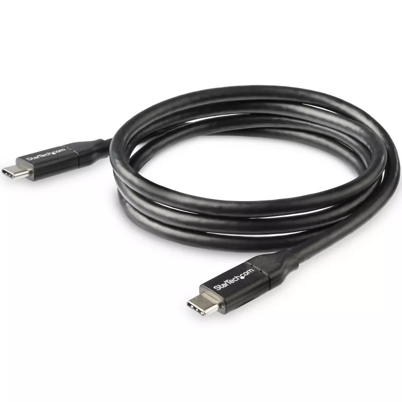 StarTech.com USB-C-auf-USB-C-Kabel mit 5A PD – M/M – 1 m – USB 2.0 – USB-IF-zertifiziert