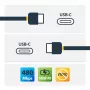 StarTech.com USB-C-auf-USB-C-Kabel mit 5 A PD – M/M – Weiß – 2 m – USB 2.0 – USB-IF-zertifiziert