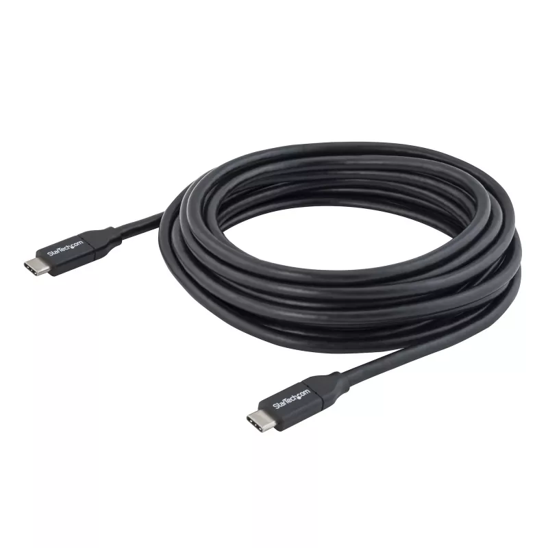 StarTech.com USB-C-Kabel mit Power Delivery (5A) - M/M - 4 m (13 Fuß) - USB 2.0 - USB-IF-zertifiziert