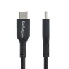 StarTech.com 1m (3ft) USB-C-Ladekabel, USB-C-Kabel, USB 2.0 Typ-C Laptop-Ladekabel, 60W 3A Power Delivery, TPE-Mantel, USB-C Datenkabel, M/M