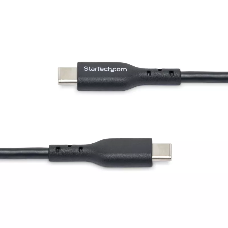 StarTech.com 1m (3ft) USB-C-Ladekabel, USB-C-Kabel, USB 2.0 Typ-C Laptop-Ladekabel, 60W 3A Power Delivery, TPE-Mantel, USB-C Datenkabel, M/M