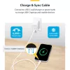 StarTech.com 1m (3.3ft) Weißes USB-C-Ladekabel, USB-C-Kabel, USB 2.0 Typ-C Laptop-Ladekabel, 60W 3A Power Delivery, TPE-Mantel, USB-C-Datenübertragungskabel, M/M