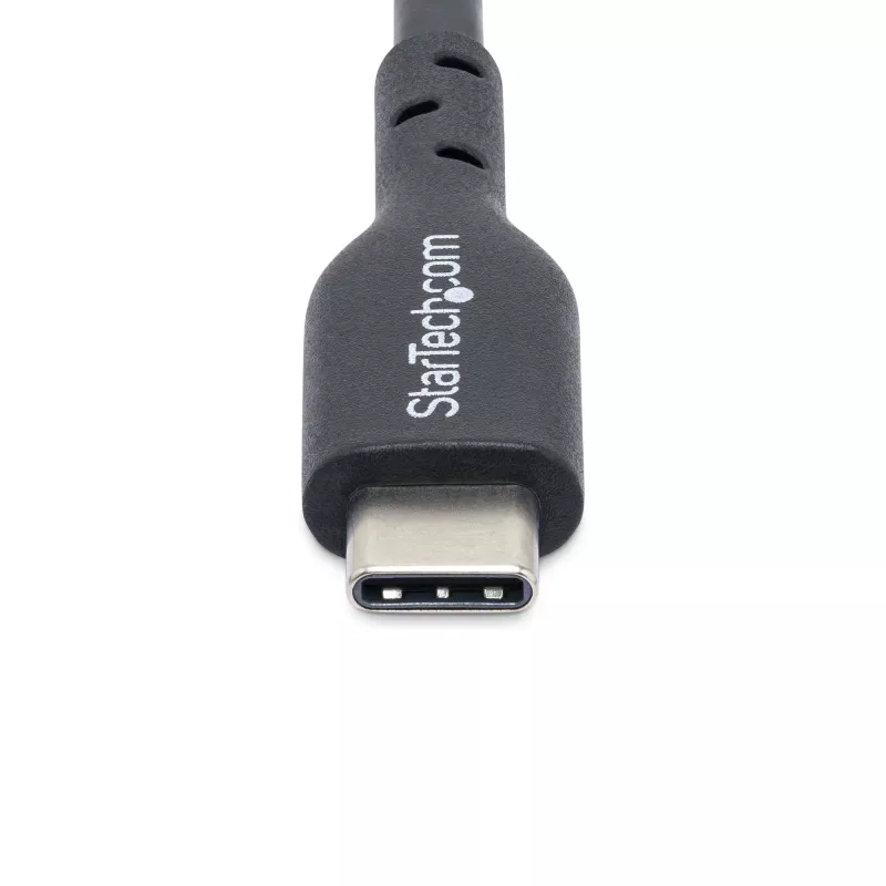 StarTech.com 2m USB-C-Ladekabel, USB-C-Kabel, USB 2.0 Typ-C-Laptop-Ladekabel, 60 W 3 A Power Delivery, TPE-Mantel, USB-C-Datenübertragungskabel, M/M