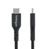 StarTech.com 3m (9.8ft) USB-C Ladekabel, USB C Kabel, USB 2.0 Type-C Laptop-Ladekabel, 60W 3A Power Delivery, TPE-Mantel, USB-C Datenübertragungskabel, M/M
