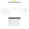 StarTech.com 3m (9.8ft) USB-C Ladekabel, USB C Kabel, USB 2.0 Type-C Laptop-Ladekabel, 60W 3A Power Delivery, TPE-Mantel, USB-C Datenübertragungskabel, M/M