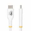StarTech.com 1m Weißes USB-C-Ladekabel, USB-IF-zertifiziertes USB-C-Kabel, 240W PD EPR, USB 2.0 Typ-C Laptop-Ladekabel, USB-C-Datenübertragungskabel, TPE-Mantel