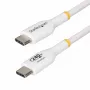StarTech.com 3m Weißes USB-C-Ladekabel, USB-IF-zertifiziertes USB-C-Kabel, 240W PD EPR, USB 2.0 Typ-C Laptop-Ladekabel, USB-C Datenübertragungskabel, TPE-Mantel