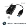 StarTech.com USB 3.0 zu Gigabit Ethernet Netzwerkadapter, 10/100/1000 Mbit/s, USB zu RJ45, USB 3.0 zu LAN Adapter, USB 3.0 Ethernet Adapter (GbE), TAA-konform