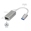 StarTech.com USB 3.0 auf Gigabit Netzwerkadapter - Silber, Kabelgebunden, USB, Ethernet, 2000 Mbit/s, Silber