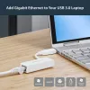 StarTech.com USB 3.0 auf Gigabit Ethernet Netzwerkadapter, 10/100/1000 Mbit/s, USB auf RJ45, USB 3.0 auf LAN Adapter, USB 3.0 Ethernet Adapter (GbE), TAA-konform