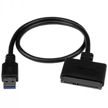 StarTech.com USB 3.1 auf 2,5 Zoll SATA Festplattenadapter – USB 3.1 Gen 2 10 Gbit/s mit UASP externer HDD/SSD Speicherkonverter