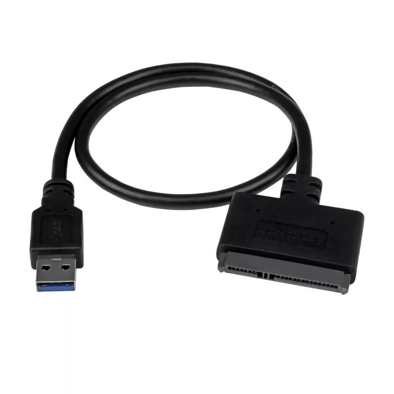 StarTech.com USB 3.1 auf 2,5 Zoll SATA Festplattenadapter – USB 3.1 Gen 2 10 Gbit/s mit UASP externer HDD/SSD Speicherkonverter