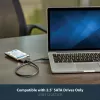 StarTech.com USB 3.1 auf 2,5 Zoll SATA Festplattenadapter – USB 3.1 Gen 2 10 Gbit/s mit UASP externer HDD/SSD Speicherkonverter