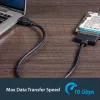 StarTech.com USB 3.1 auf 2,5 Zoll SATA Festplattenadapter – USB 3.1 Gen 2 10 Gbit/s mit UASP externer HDD/SSD Speicherkonverter