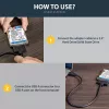 StarTech.com USB 3.1 auf 2,5 Zoll SATA Festplattenadapter – USB 3.1 Gen 2 10 Gbit/s mit UASP externer HDD/SSD Speicherkonverter