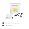 StarTech.com USB 3.1 auf 2,5 Zoll SATA Festplattenadapter – USB 3.1 Gen 2 10 Gbit/s mit UASP externer HDD/SSD Speicherkonverter