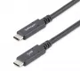 StarTech.com 1,8 m USB-C-auf-USB-C-Kabel – 5 A, 100 W PD 3.0 – Zertifiziert für Chromebook – USB-IF-zertifiziert – M/M – USB 3.0 5 Gbit/s – USB-C-Ladekabel – USB-Typ-C-Kabel