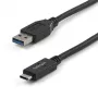 StarTech.com 3 ft. (1 m) USB auf USB-C-Kabel – M/M, 1 m, USB A, USB C, USB 3.2 Gen 2 (3.1 Gen 2), 10 Gbit/s, Schwarz