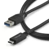 StarTech.com 3 ft. (1 m) USB auf USB-C-Kabel – M/M, 1 m, USB A, USB C, USB 3.2 Gen 2 (3.1 Gen 2), 10 Gbit/s, Schwarz