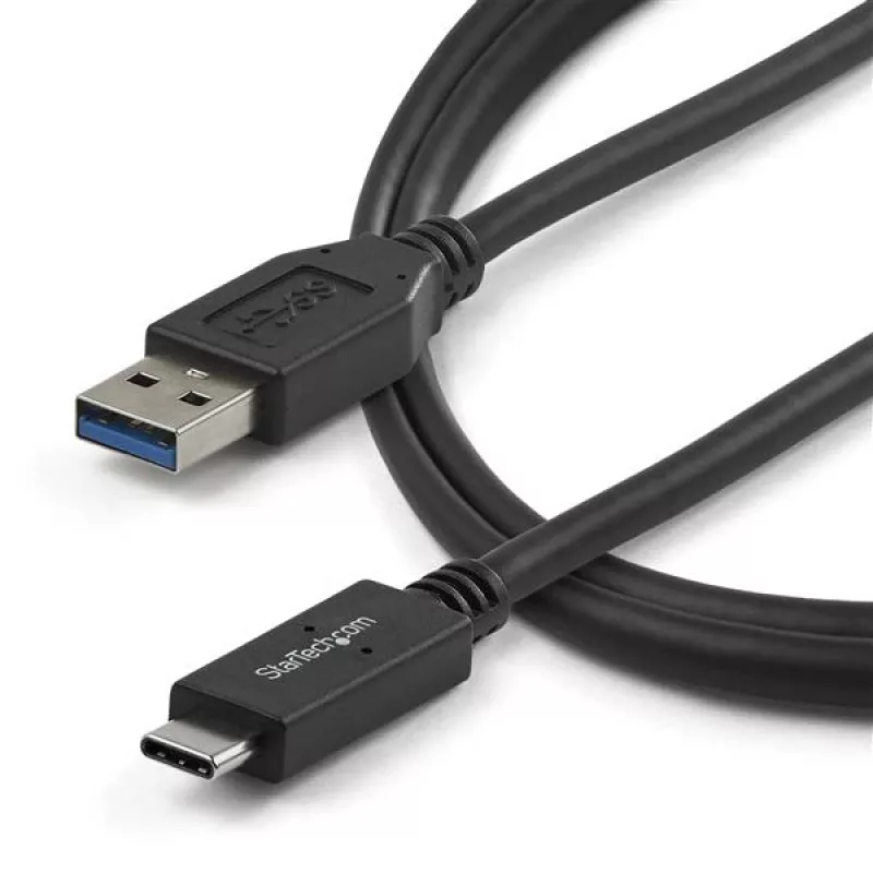 StarTech.com 3 ft. (1 m) USB auf USB-C-Kabel – M/M, 1 m, USB A, USB C, USB 3.2 Gen 2 (3.1 Gen 2), 10 Gbit/s, Schwarz