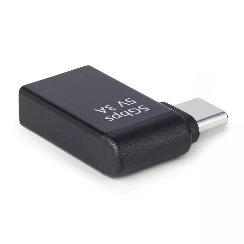 StarTech.com abgewinkelter USB-C-auf-USB-A-Adapter, USB 5 Gbit/s, kompakter USB-C-Stecker auf USB-A-Buchse-Adapter, Metallgehäuse, Stecker/Buchse
