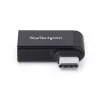 StarTech.com abgewinkelter USB-C-auf-USB-A-Adapter, USB 5 Gbit/s, kompakter USB-C-Stecker auf USB-A-Buchse-Adapter, Metallgehäuse, Stecker/Buchse