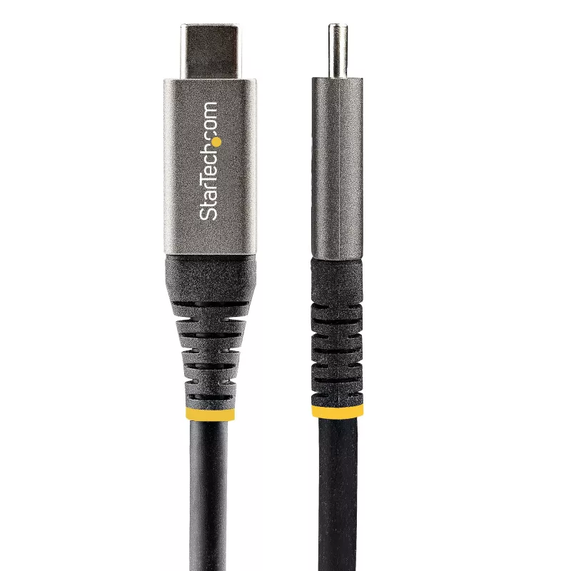 StarTech.com 3ft (1m) USB-C-Kabel 10 Gbit/s – USB-IF-zertifiziertes USB-C-Kabel – USB 3.1 Type-C-Kabel – 100W (5A) Power Delivery Laden, DP Alt Mode – USB-C-auf-C-Kabel – Laden & Synchronisieren