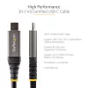StarTech.com 3ft (1m) USB-C-Kabel 10 Gbit/s – USB-IF-zertifiziertes USB-C-Kabel – USB 3.1 Type-C-Kabel – 100W (5A) Power Delivery Laden, DP Alt Mode – USB-C-auf-C-Kabel – Laden & Synchronisieren