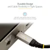 StarTech.com 3ft (1m) USB-C-Kabel 10 Gbit/s – USB-IF-zertifiziertes USB-C-Kabel – USB 3.1 Type-C-Kabel – 100W (5A) Power Delivery Laden, DP Alt Mode – USB-C-auf-C-Kabel – Laden & Synchronisieren