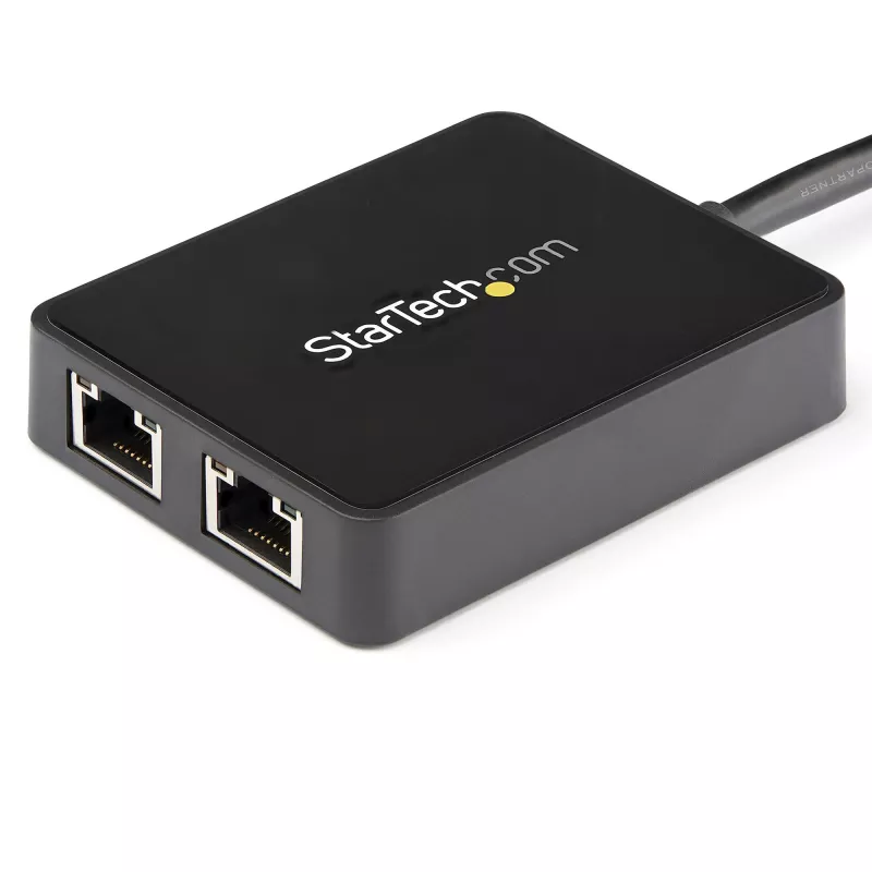 StarTech.com USB 3.0 auf Dual-Port Gigabit Ethernet Adapter NIC mit USB-Port