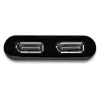 StarTech.com USB 3.0 auf Dual DisplayPort Adapter – 4K 60Hz, 3.2 Gen 1 (3.1 Gen 1), USB Typ-A, DisplayPort-Ausgang, 4096 x 2160 Pixel