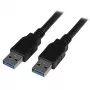 StarTech.com USB 3.0 Kabel - A auf A - M/M - 3 m (10 ft.), 3 m, USB A, USB A, USB 3.2 Gen 1 (3.1 Gen 1), Male/Male, Schwarz
