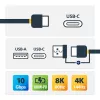 StarTech.com 3ft (1m) USB-C-Kabel mit USB-A-Adapter-Dongle – Hybrides 2-in-1-USB-C-Kabel mit USB-A – USB-C-auf-USB-C (10 Gbit/s/100W PD), USB-A-auf-USB-C (5 Gbit/s) – Ideal für hybride Dockingstation